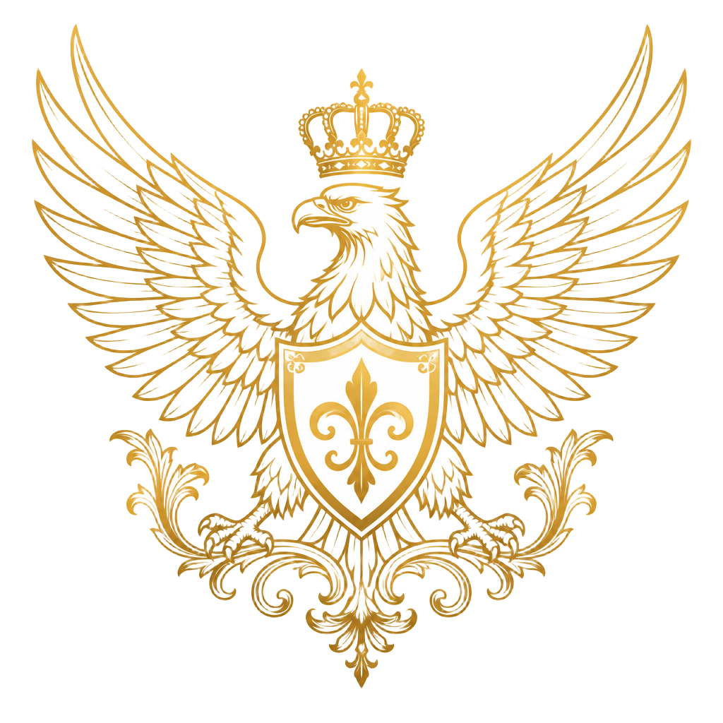 Wappen des Club Adler Auge: ein Adler mit ausgebreiteten Flügeln